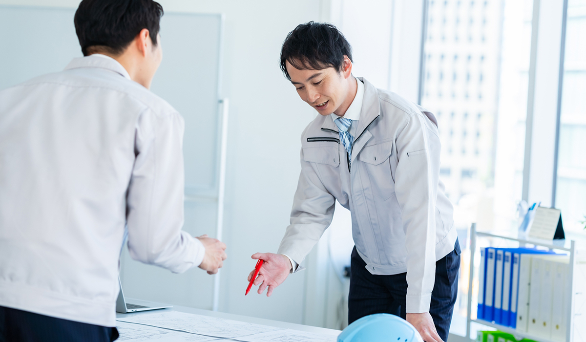 土木設計の打ち合わせ